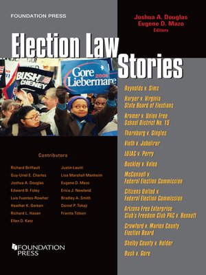 cover image of Election Law Stories